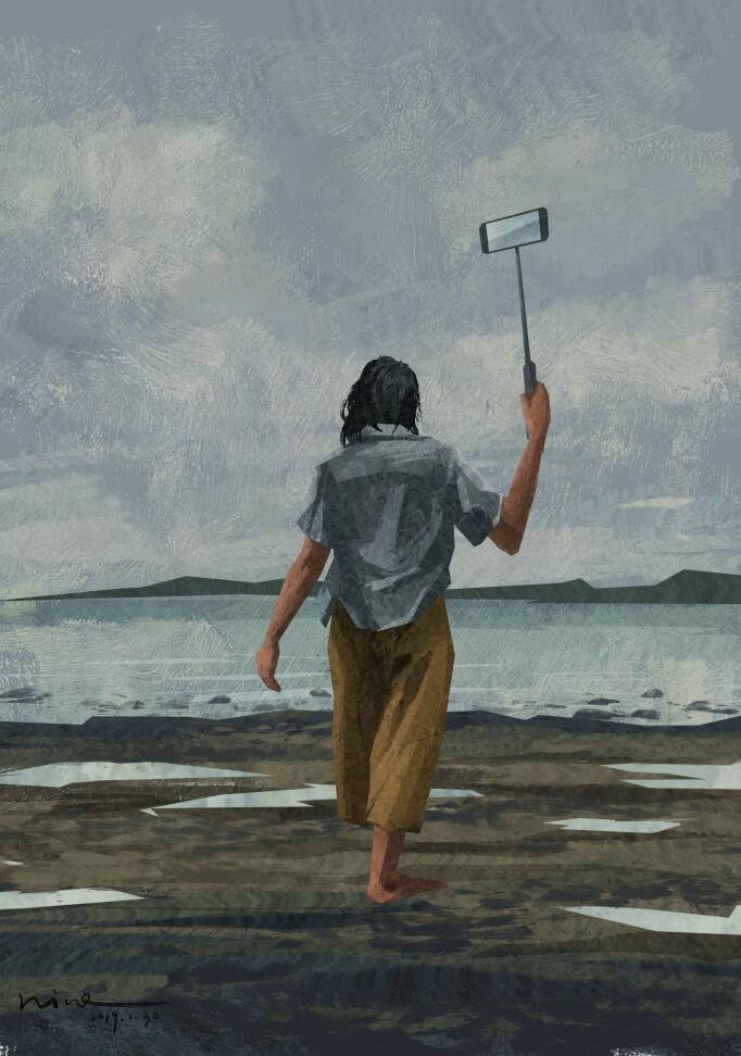 当你看到很很沉闷的照片时,你会怎么去创作呢