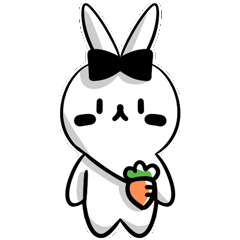 萝伯兔（图ZMjkxNzUxNzAw） - 网络表情 - 站酷设计师喵哒moon原创素材 - 站酷ZCOOL