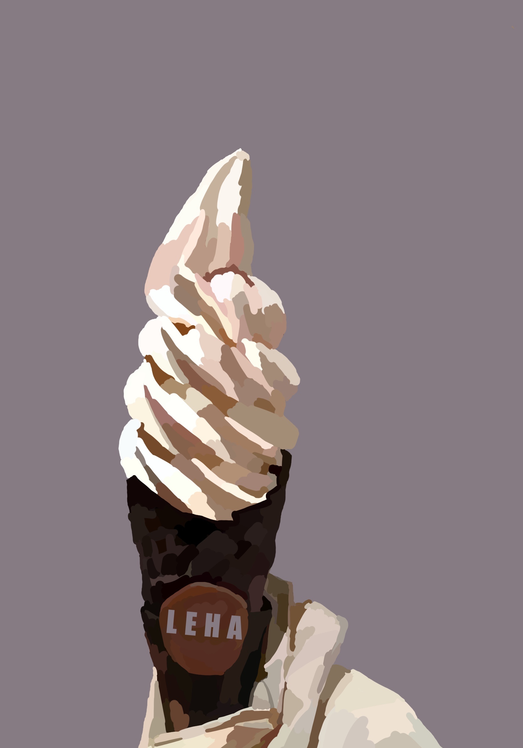 冰淇淋手机壁纸卡通图片