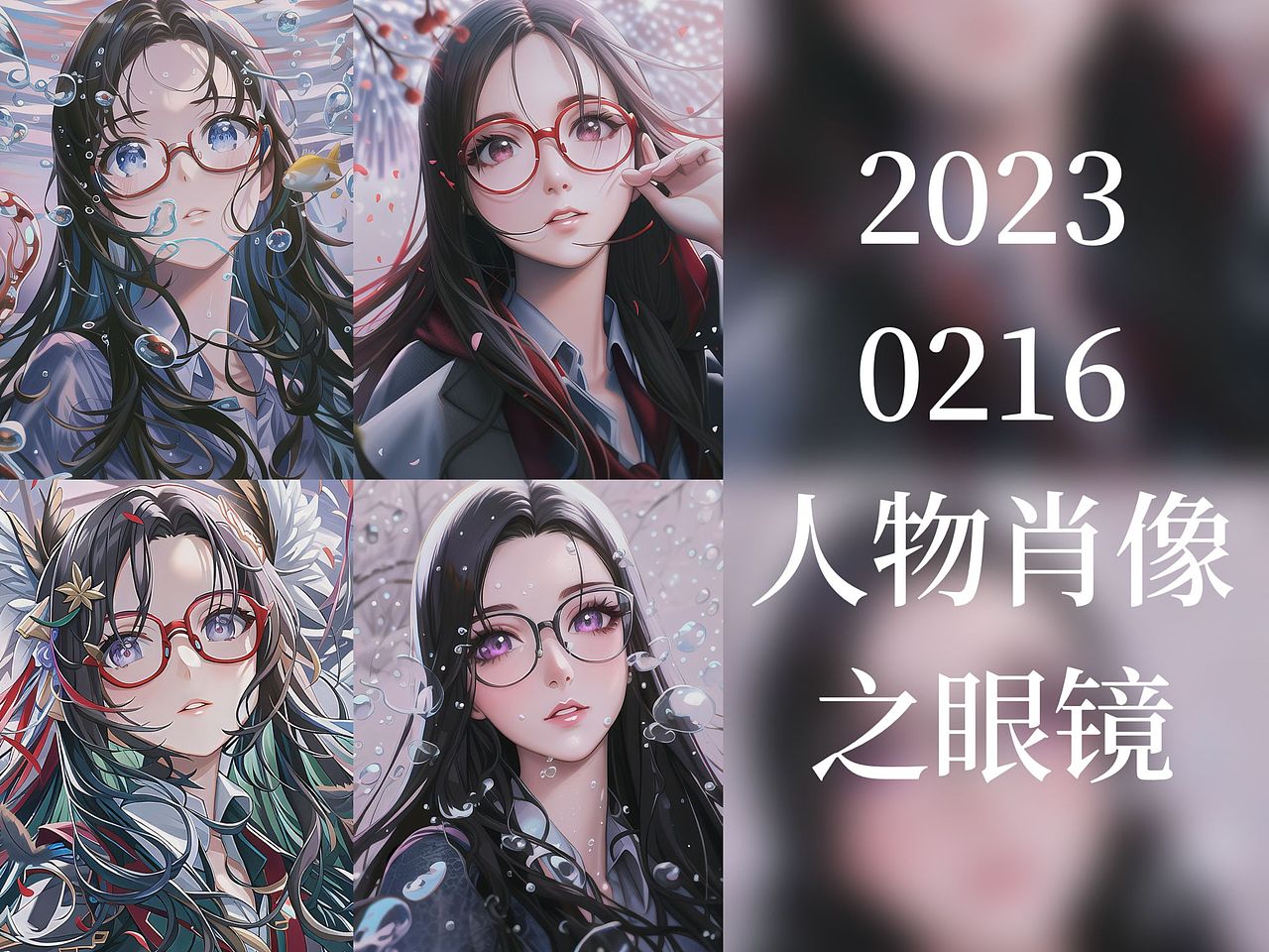 20230216人物肖像之眼镜