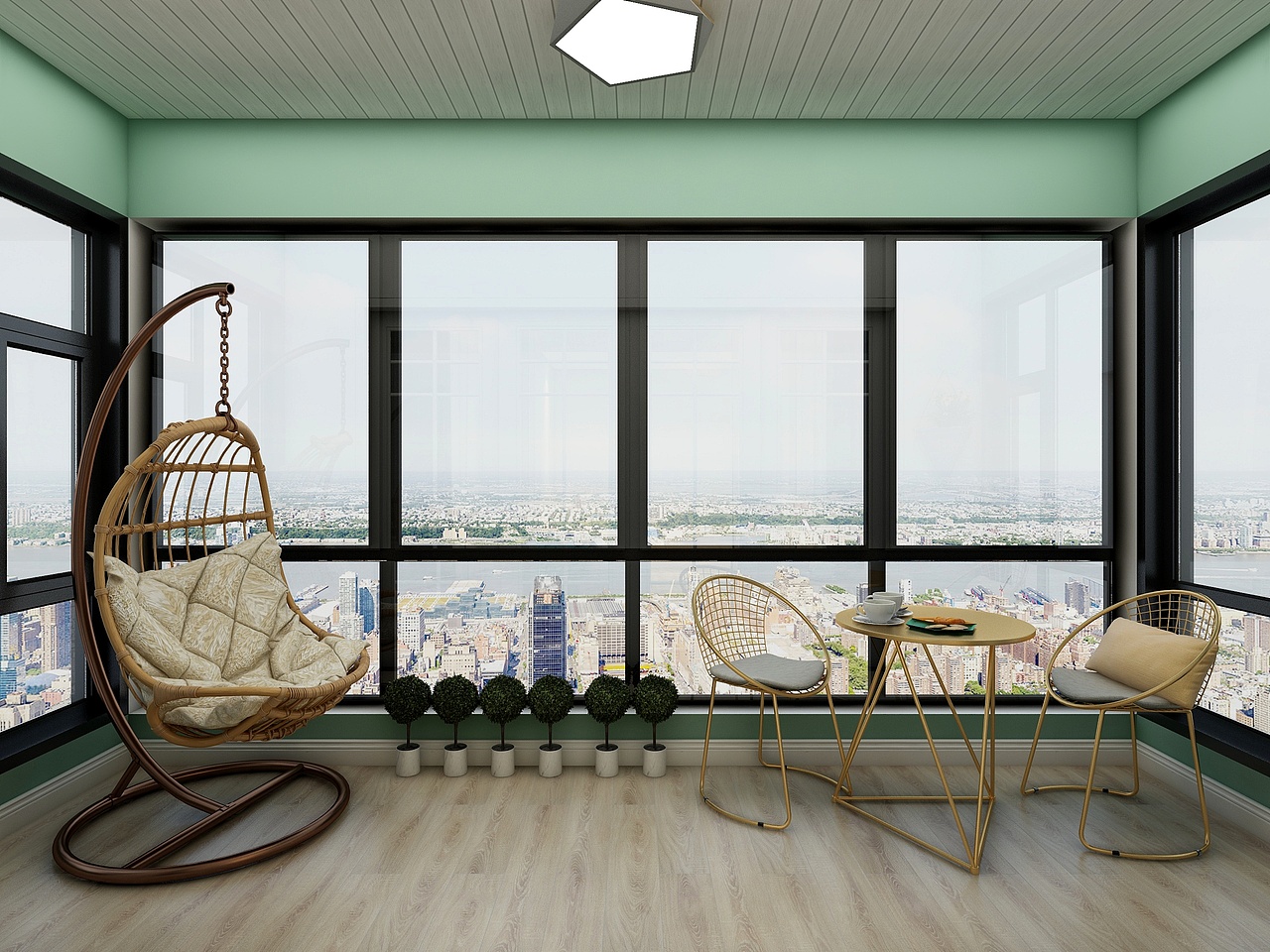 现代田园混搭清爽风