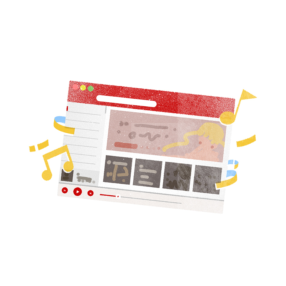 生活节奏-小插画（图ZMTI5MjY0ODQ0） - 创作习作 - 站酷设计师破破的蓝豆子原创素材 - 站酷ZCOOL