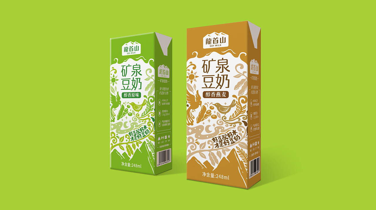 豆奶包装袋-包装盒-礼盒设计-这一次我们提了很多案