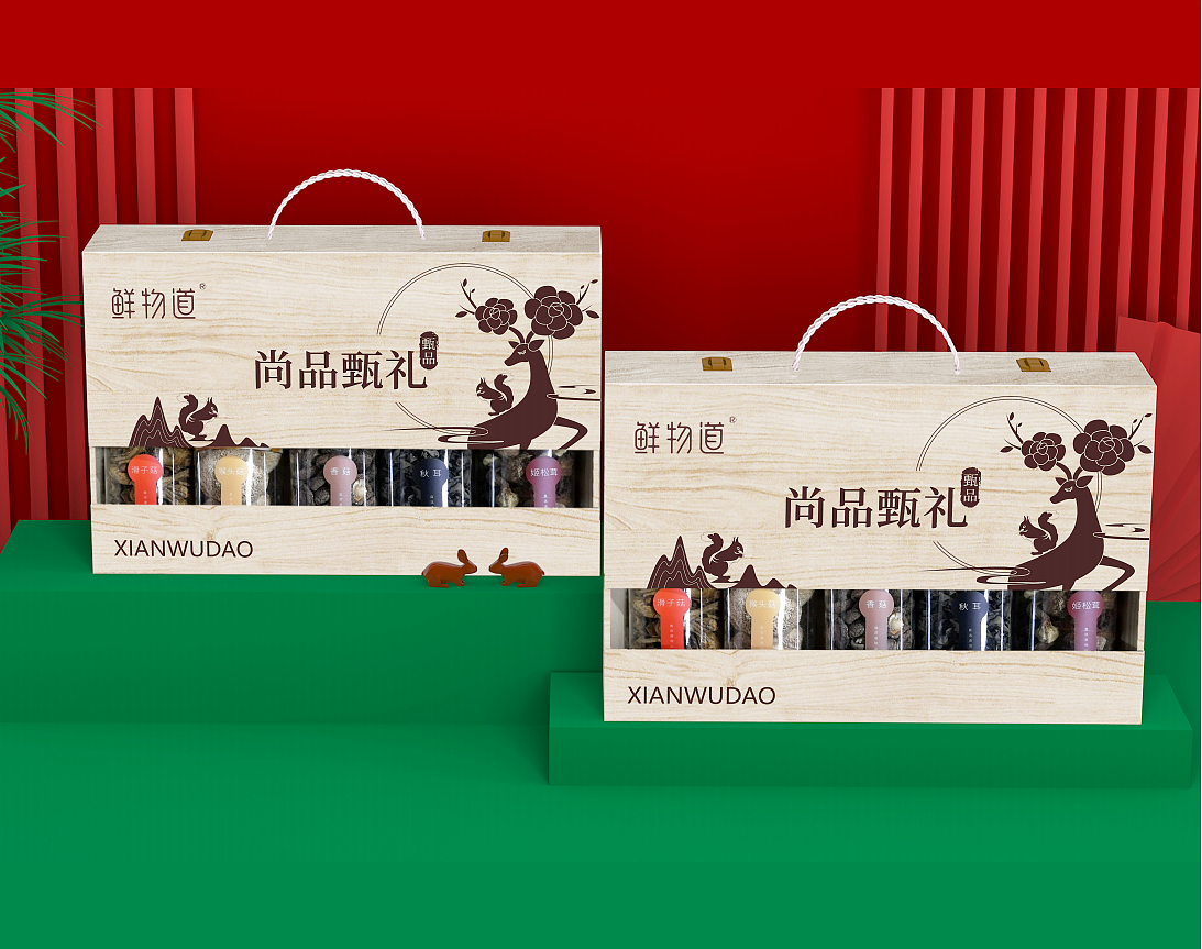 鲜物道礼盒包装设计系列