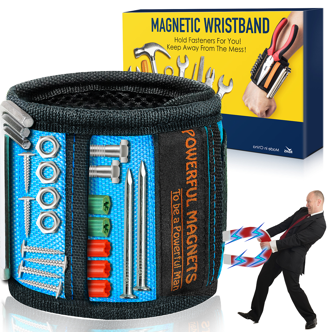 多功能蓝色腕带