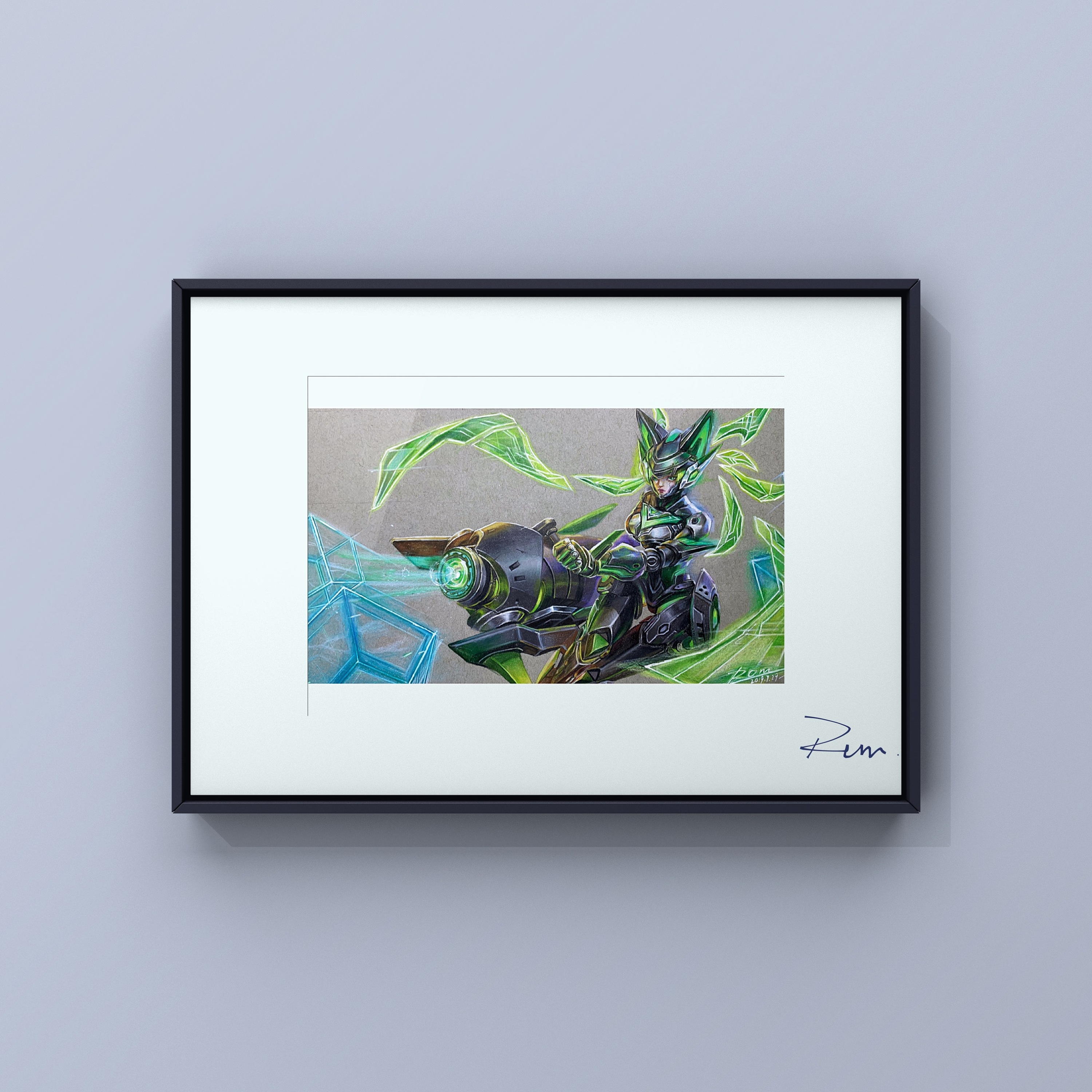 【彩铅】王者荣耀～孙尚香末日机甲