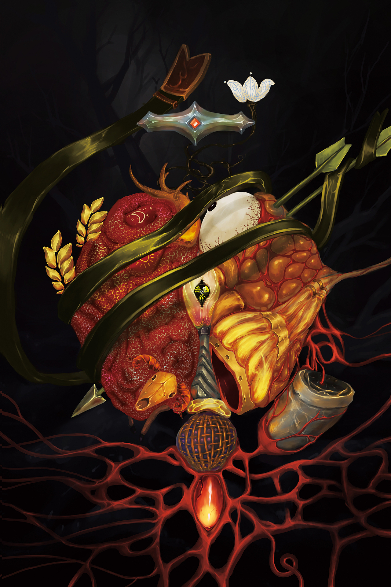 创意复古插画（图ZODQwNDMzNDA=） - 概念设定 - 站酷设计师snail334原创素材 - 站酷ZCOOL