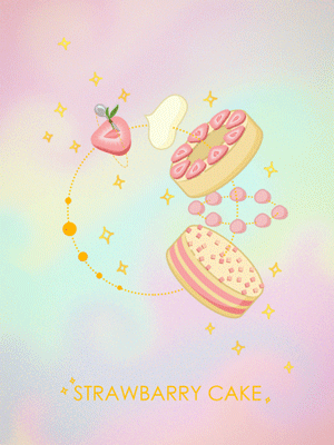 甜食星系系列 漂浮蛋糕