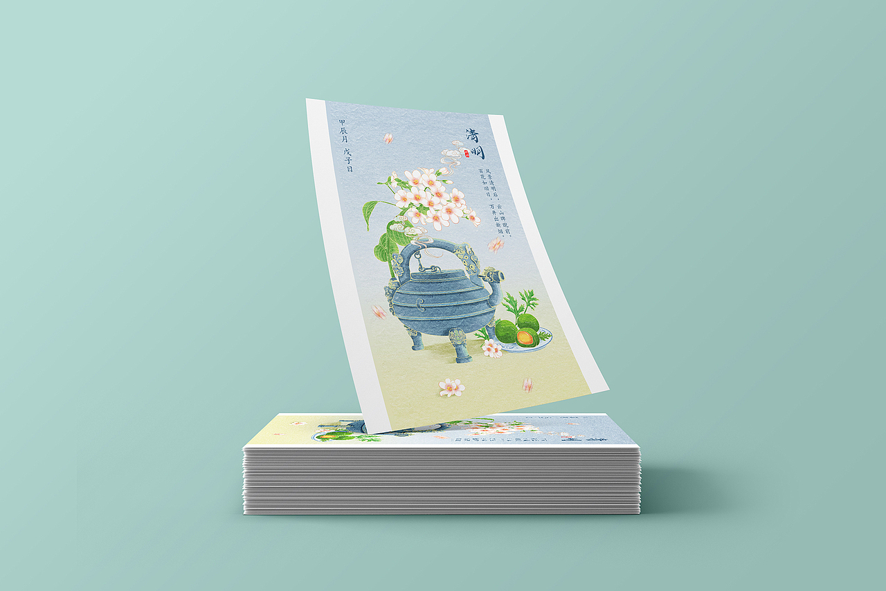 国潮插画 二十四节气-春（图ZMjc2MzU3MjUy） - 商业插画 - 站酷设计师本艺设计工作室原创素材 - 站酷ZCOOL