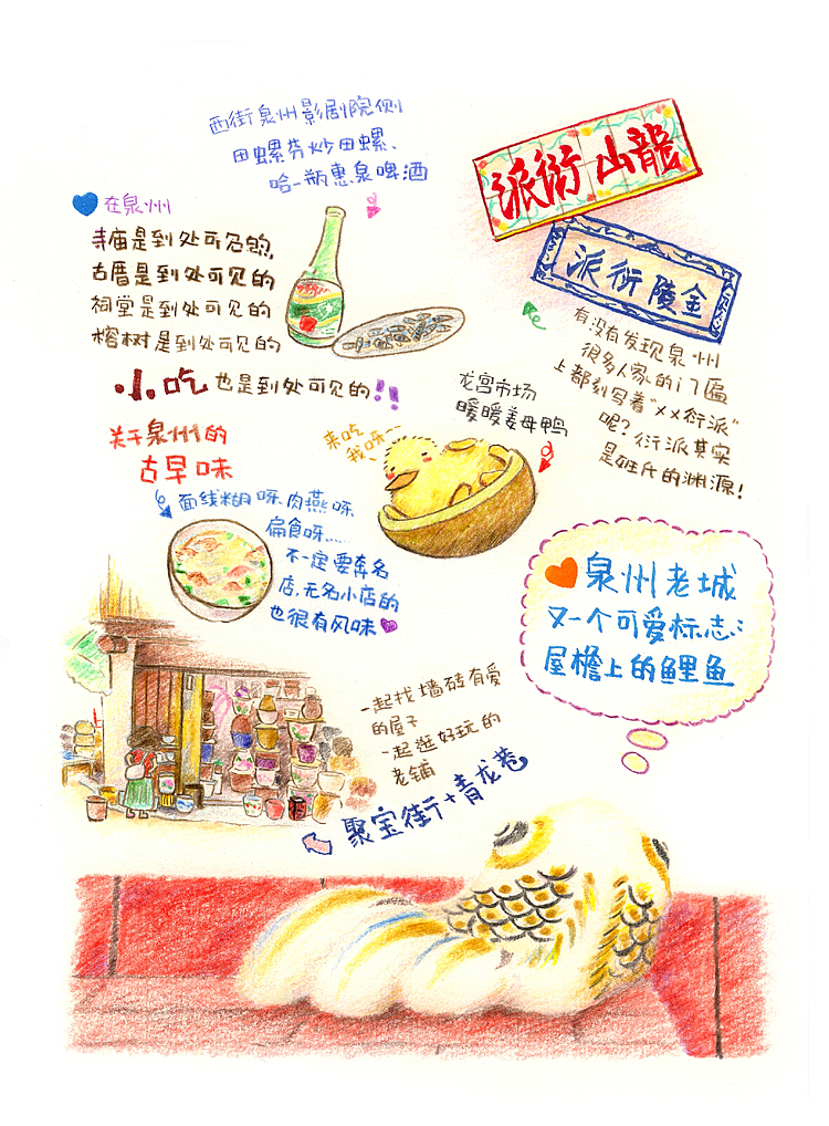 回顾一些手绘旅行的事儿（图ZMjE2MzE4NDQ=） - 绘本 - 站酷设计师梁妍工作室原创素材 - 站酷ZCOOL