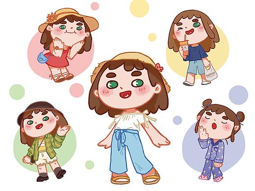 六六的衣柜(春夏)（個(gè)人主頁-ZMzYxOTIwMDQ=） - 藝術(shù)插畫 - 站酷設(shè)計(jì)師Mogos原創(chuàng)素材 - 站酷ZCOOL