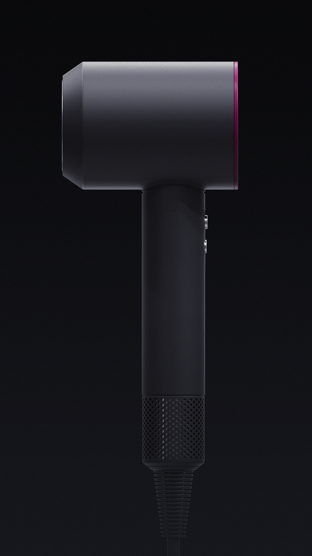 吹风筒C4D建模渲染