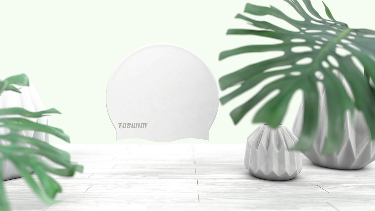 一款泳帽的宣传片视频 写实花朵部分的渲染 C4D制作