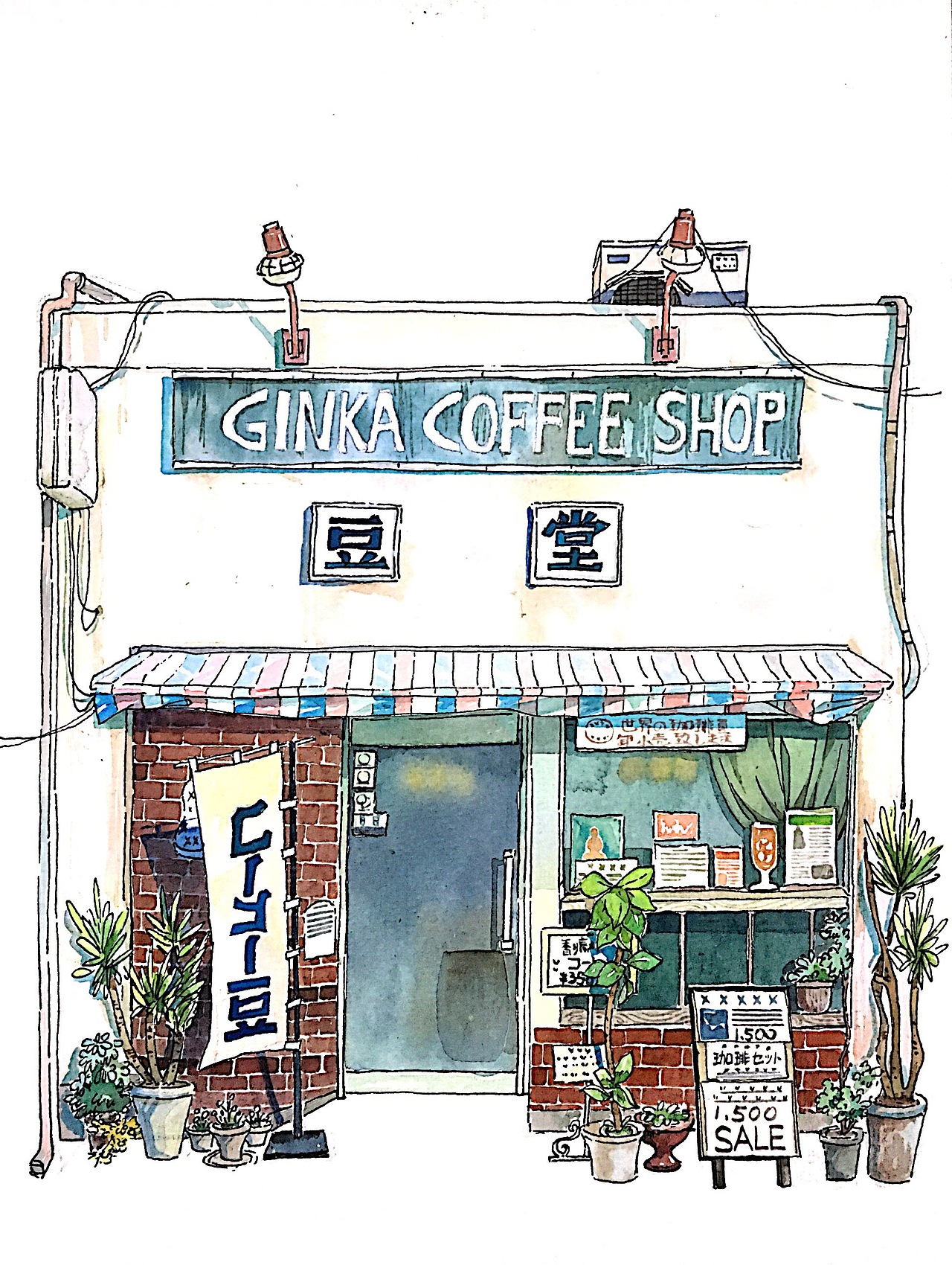 【淡彩】水彩手绘建筑--插画（图ZMTQ1NTc1NzY4） - 创作习作 - 站酷设计师王大大大仙原创素材 - 站酷ZCOOL