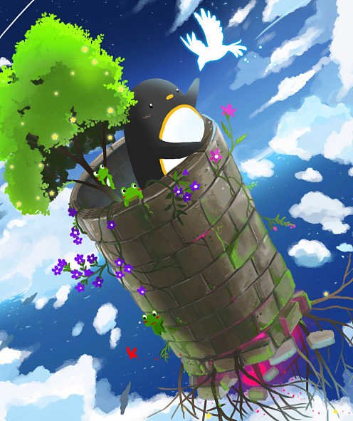 企鹅日记（图ZMzExMzAzNDQ=） - 商业插画 - 站酷设计师qa294446229原创素材 - 站酷ZCOOL