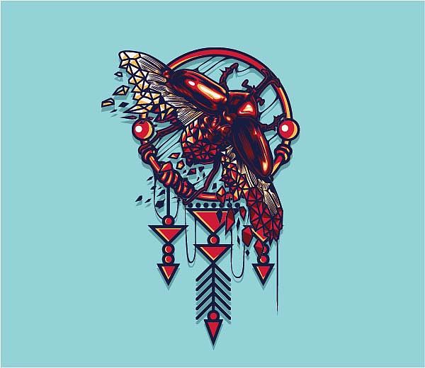 蝉用了素材在发挥一些创作!