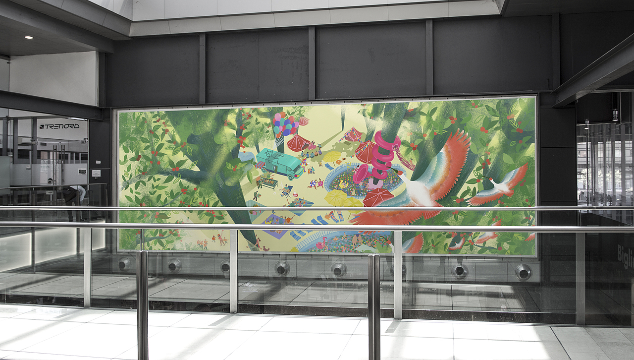 櫻桃樹下（圖ZMjg1NzI1MDI4） - 海報(bào) - 站酷設(shè)計(jì)師池鯉Chili原創(chuàng)素材 - 站酷ZCOOL