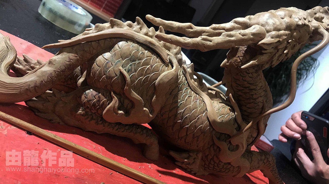 由龙款铜雕麒麟制作流程揭秘（图ZMjgwMzY5NjEy） - 工艺品设计 - 站酷设计师上海由龍工作室原创素材 - 站酷ZCOOL