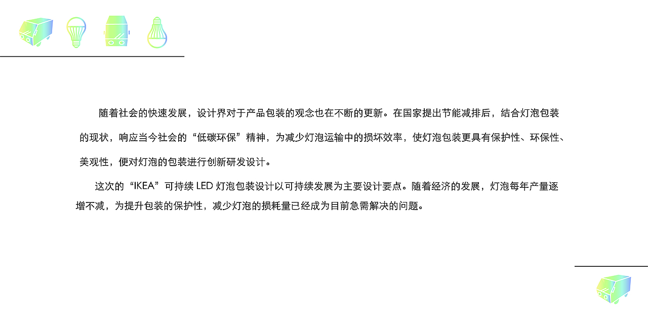 IKEA可持续LED灯泡包装设计