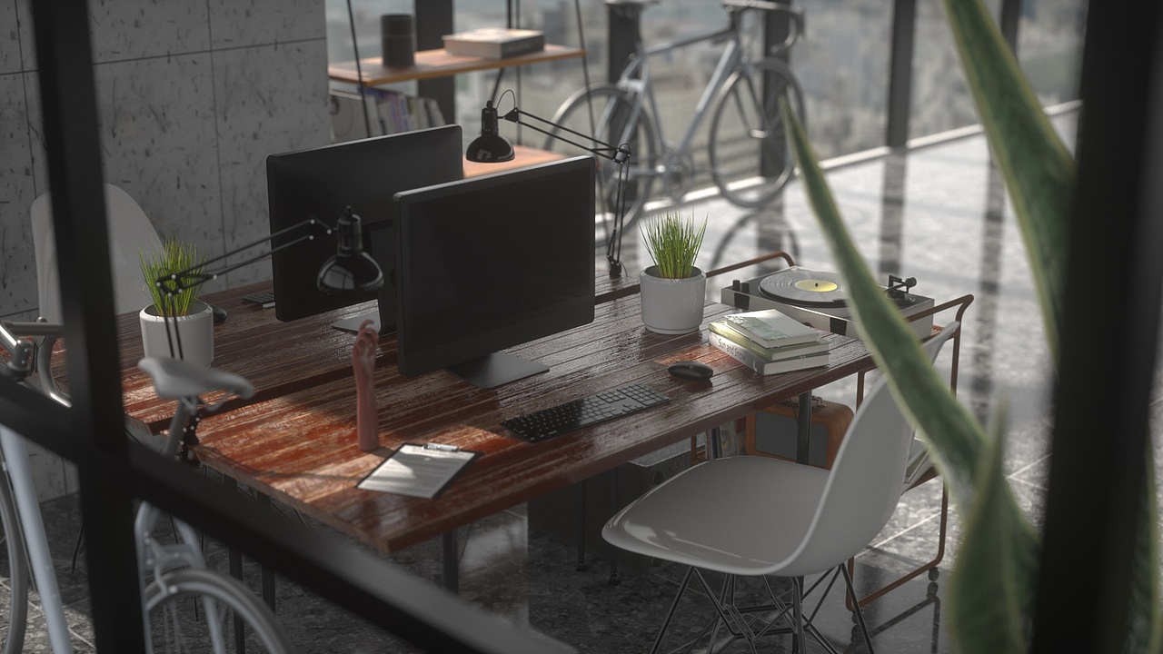 渲染/绑定练习（图ZMjQ0Nzc3MTY0） - 建筑/空间 - 站酷设计师RAWICE原创素材 - 站酷ZCOOL