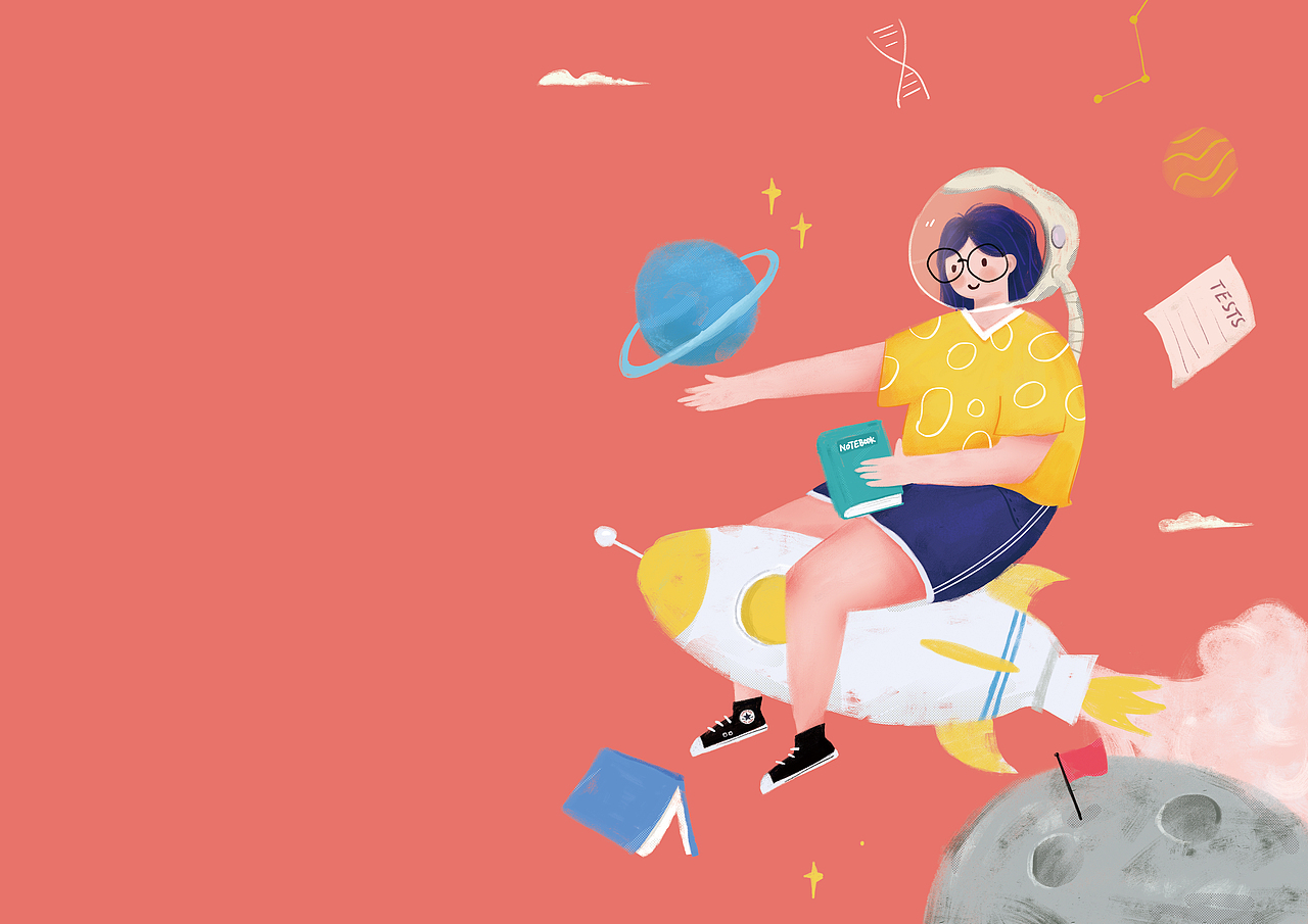 原创插画绘制-物料设计、教材、教育机构（图ZMjE4OTI1NDAw） - 商业插画 - 站酷设计师腿精小姐姐原创素材 - 站酷ZCOOL