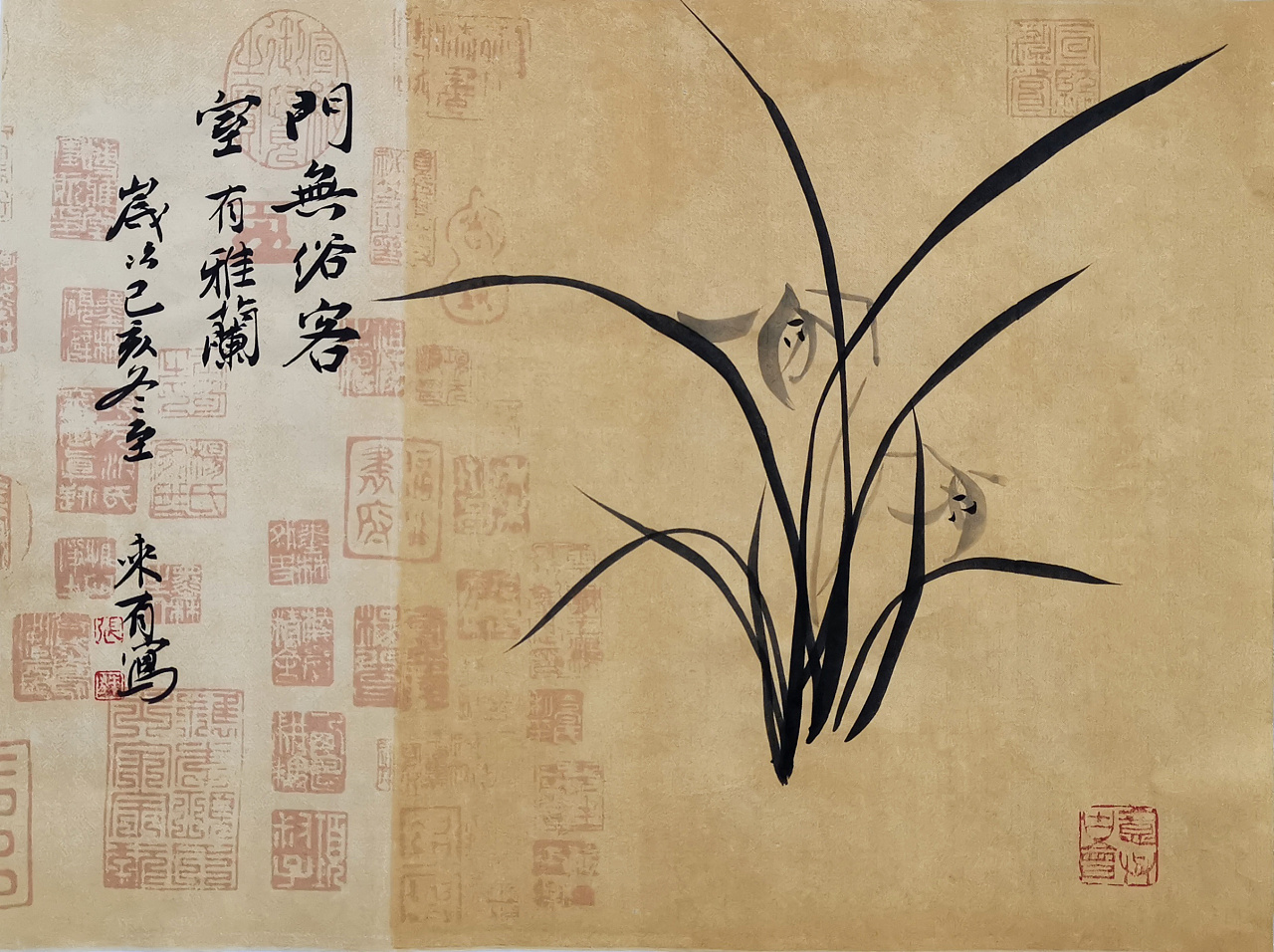 国画兰花|纯艺术|绘画|书画经纪人 - 原创作品 - 站酷 (zcool)