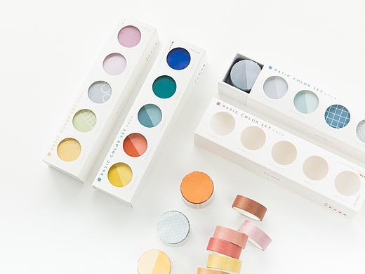文创产品-基础色彩胶带套装