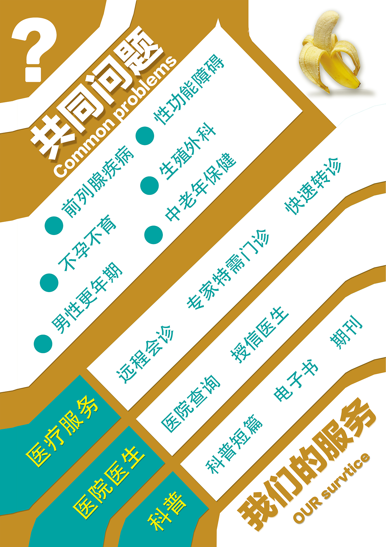 平面设计 海报 简约设计 医疗 男性健康（图ZNDExNjQzOTI=） - 宣传物料 - 站酷设计师lanling_5857原创素材 - 站酷ZCOOL