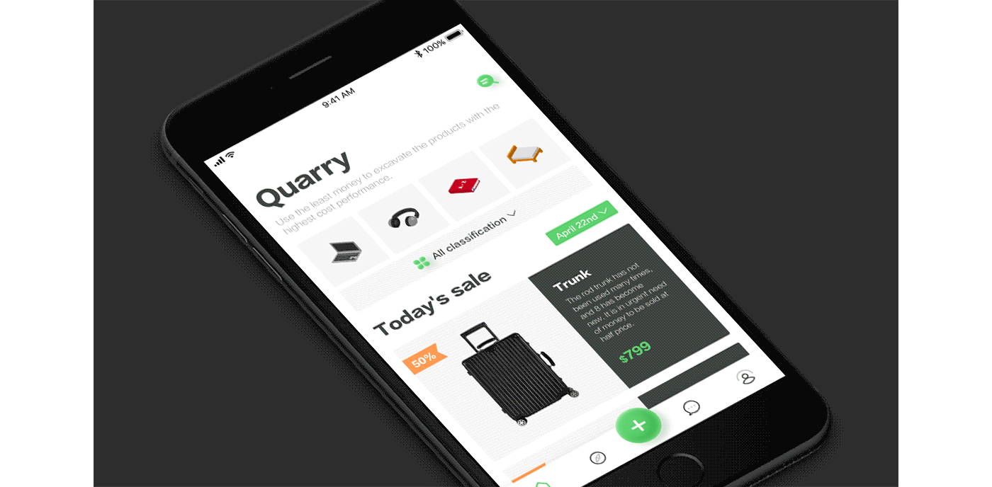 Quarry-High quality unused goods trading(图ZMTEzNDk5NzY0) - APP界面 - 站酷设计师孔雅轩LineVision原创素材 - 站酷ZCOOL