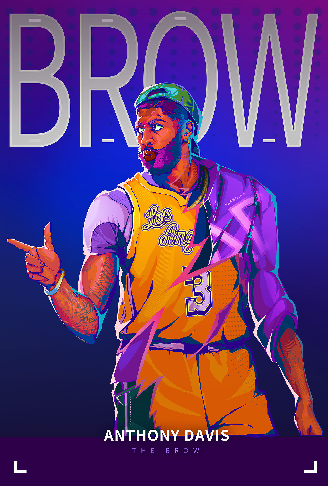 插画安东尼戴维斯《ad show》