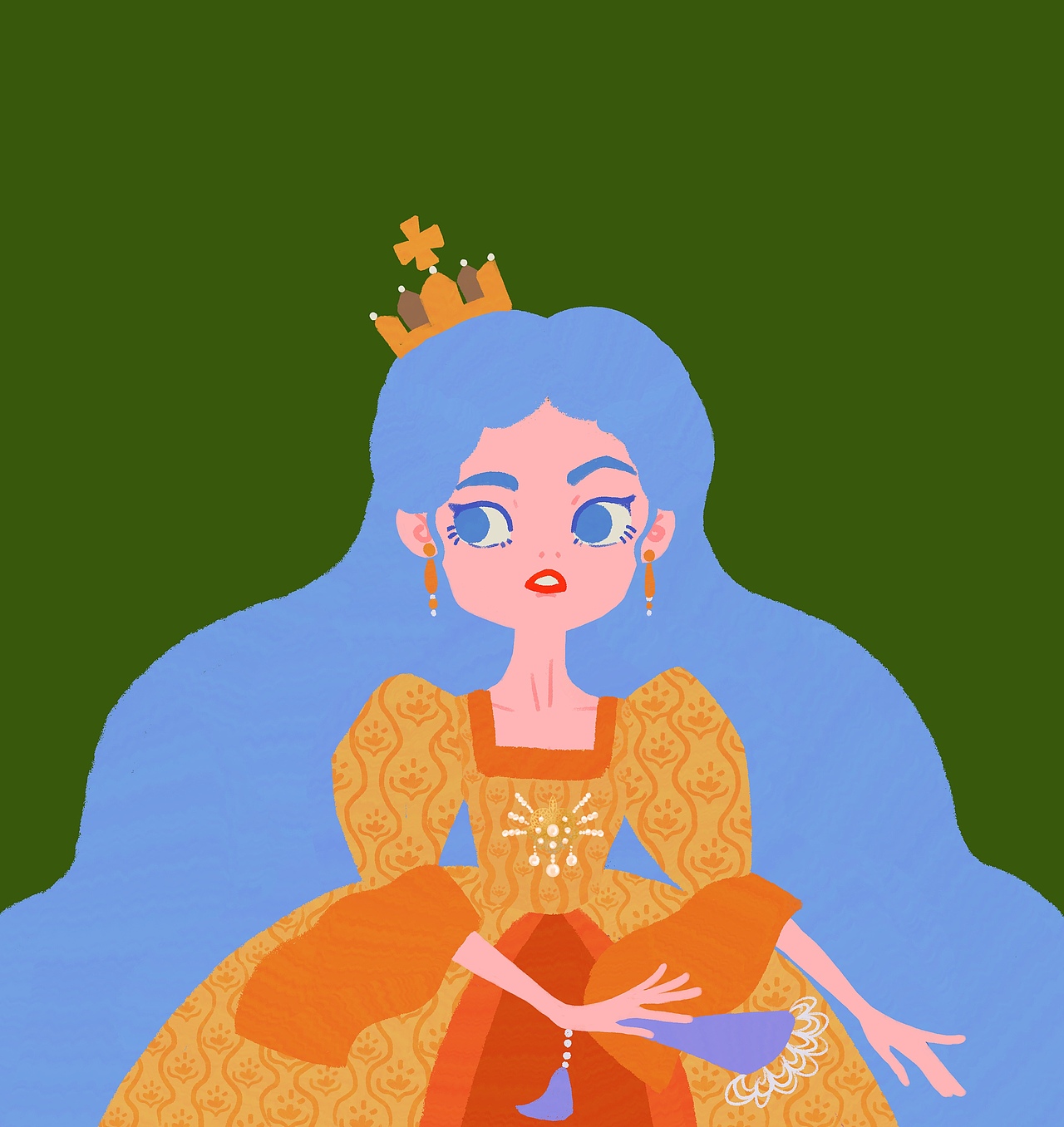 人物原创练习(五)一个平平无奇的小公主(步骤)