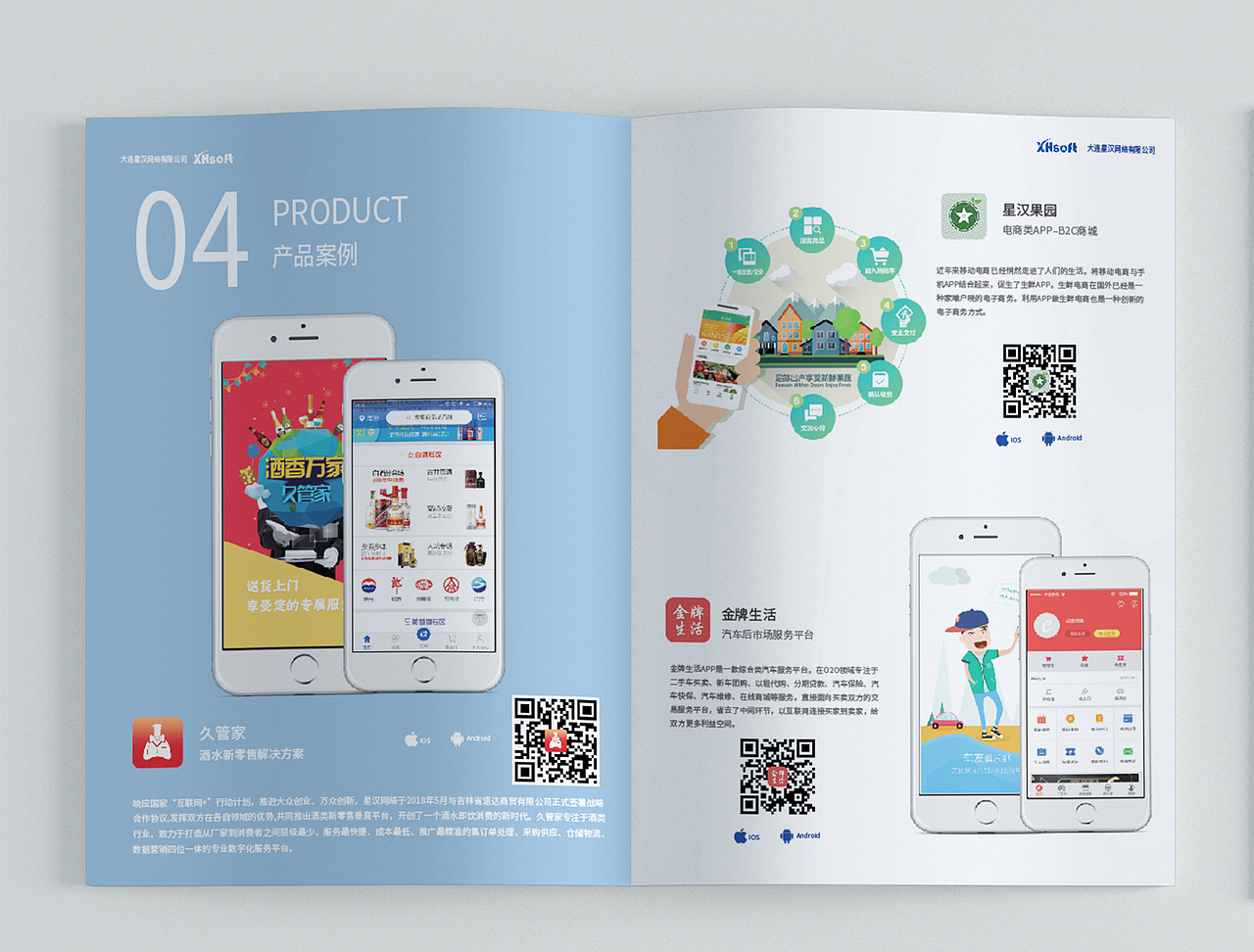 互联网公司画册-产品展示