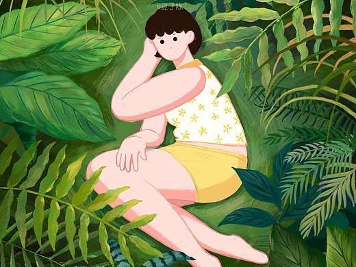 插画（个人主页-ZNDgxODA1MDg=） - 创作习作 - 站酷设计师豆子陈原创素材 - 站酷ZCOOL