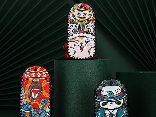 国潮钥匙包拍摄 静物拍摄 商业拍摄