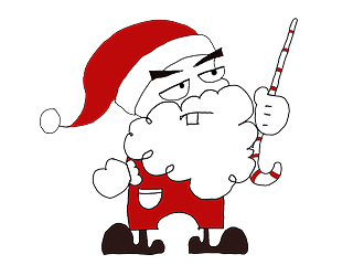 圣诞老人人物漫画插画（图ZMjg3NjcxMTI=） - 概念设定 - 站酷设计师嗯哼大王超爱笑原创素材 - 站酷ZCOOL