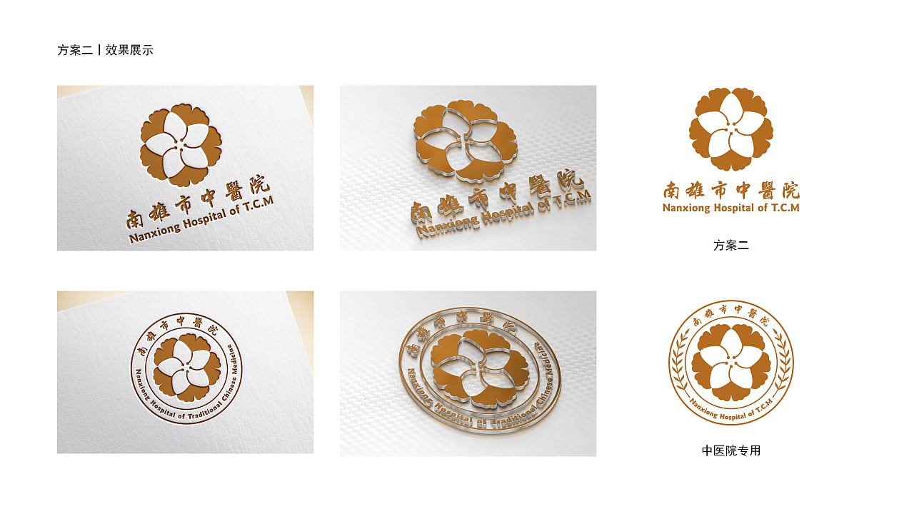 南雄市中医院logo设计提案