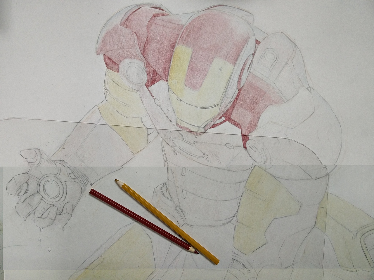 钢铁侠手绘详细过程