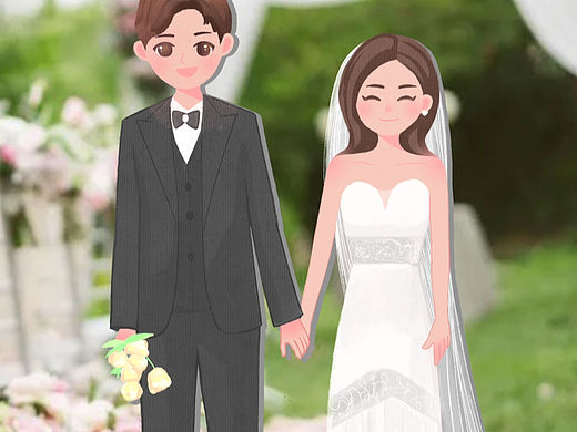 户外小清新婚礼请柬part2（个人主页-ZNjMwNDM2ODg=） - 创作习作 - 站酷设计师竹酱画屋原创素材 - 站酷ZCOOL