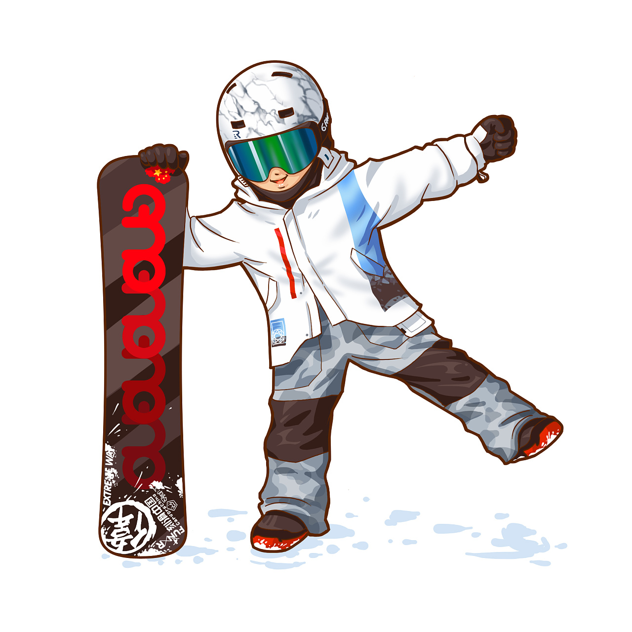 滑雪头像