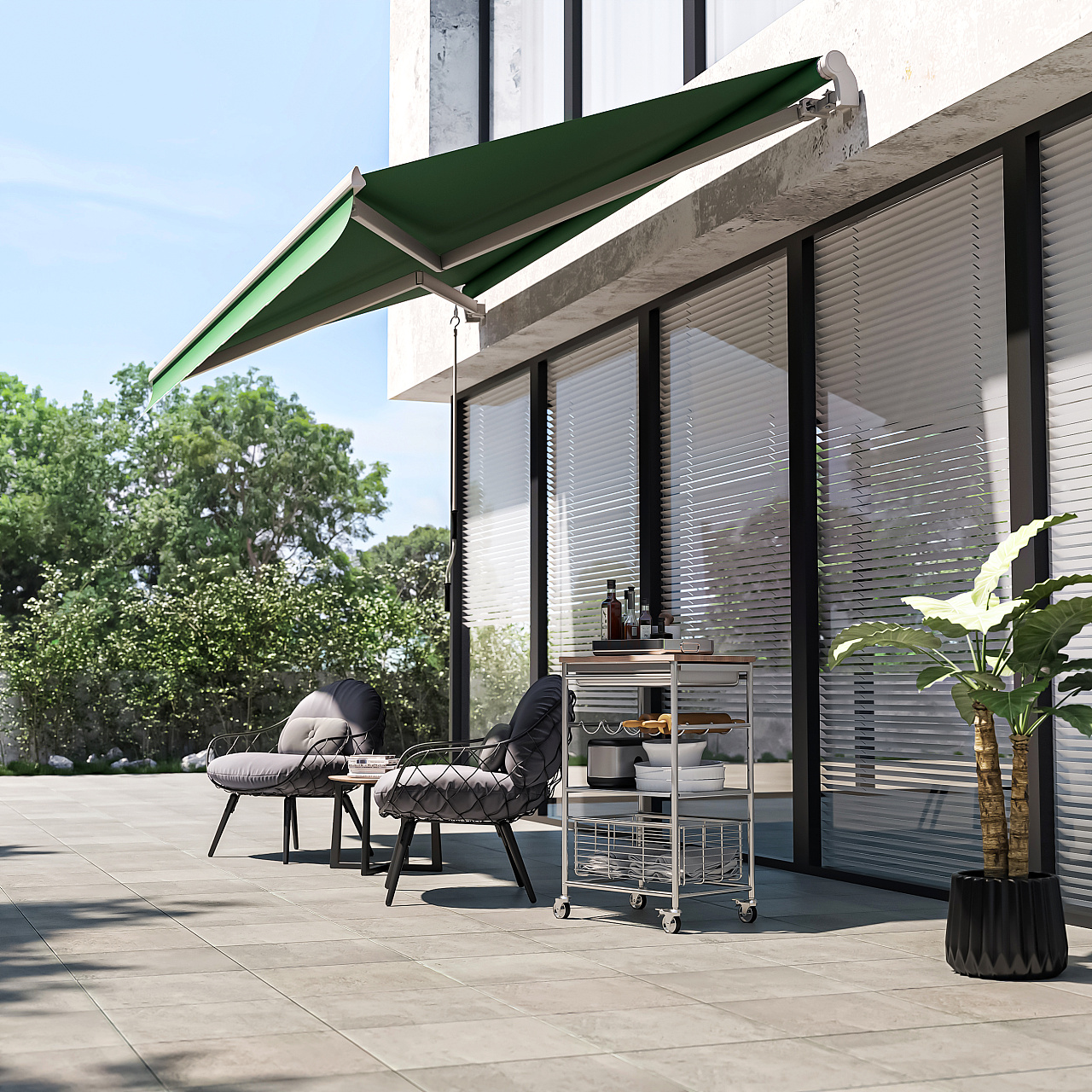 c4d户外场景渲染