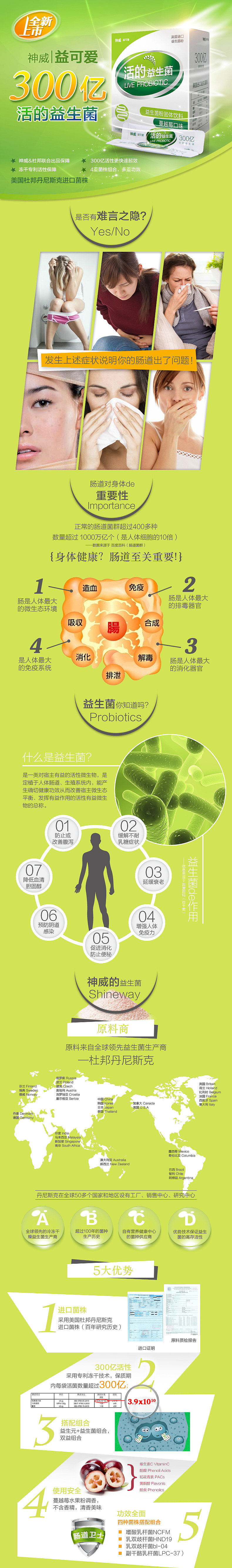 神威牌益可爱益生菌粉固体饮料详情页