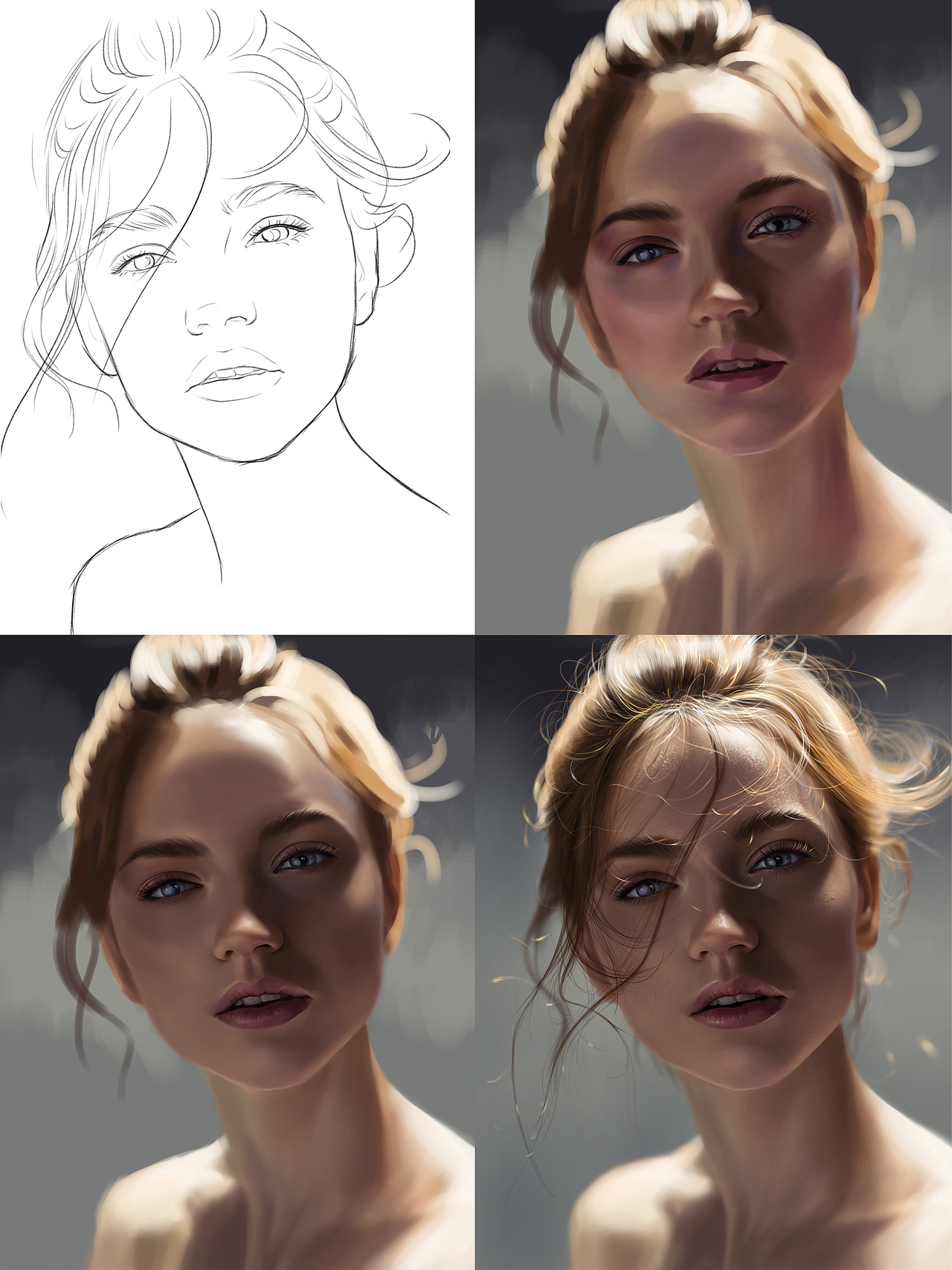 闪闪发光美少女（图ZMjU4MDg2ODk2） - 创作习作 - 站酷设计师卡布洛洛原创素材 - 站酷ZCOOL