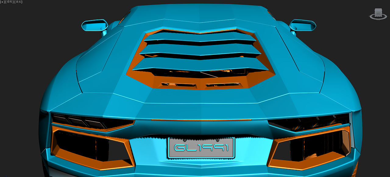 3DMAX建模Lamborghini Aventador LP700-4（图ZMjA3NDMyNjA=） - 机械/交通 - 站酷设计师XIANHUA原创素材 - 站酷ZCOOL