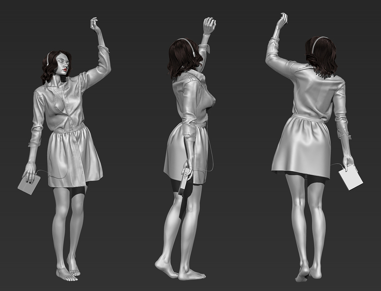 随身听女孩（图ZMTcwMzA0MzAw） - 人物/生物 - 站酷设计师手纸幻灭原创素材 - 站酷ZCOOL