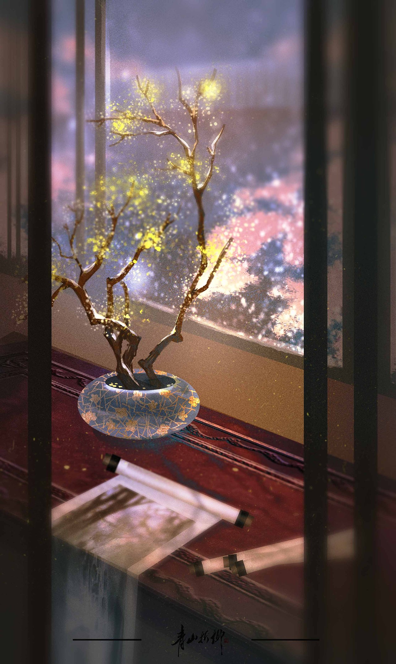 浮生只合尊前老，雪满长安道。 ​​​​（图ZMjg3NzgxMTky） - 商业插画 - 站酷设计师青山折柳原创素材 - 站酷ZCOOL