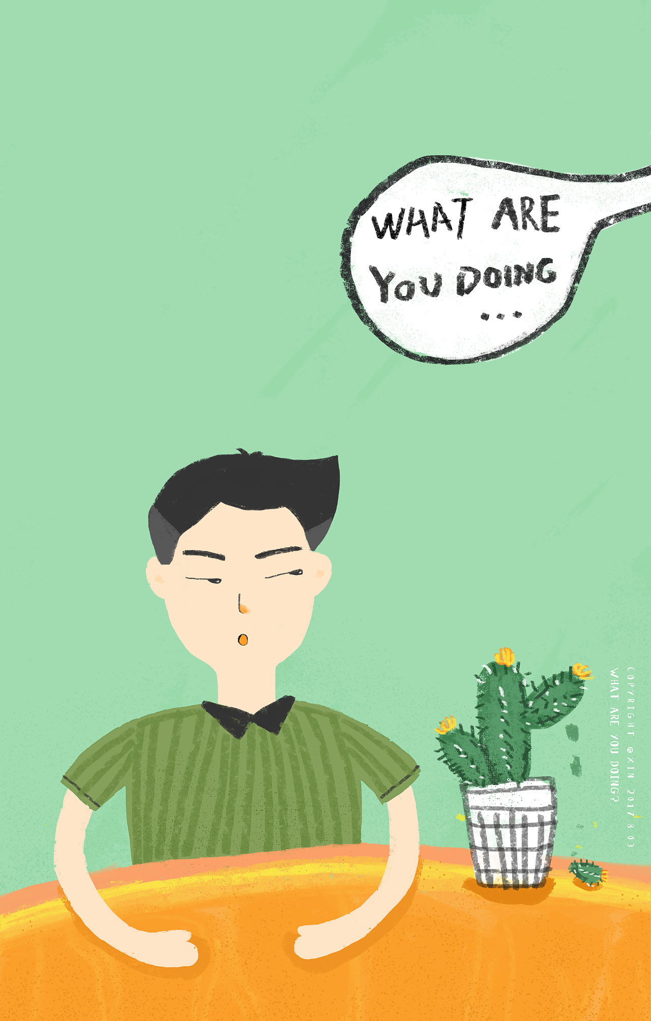 你在做什么#插画#