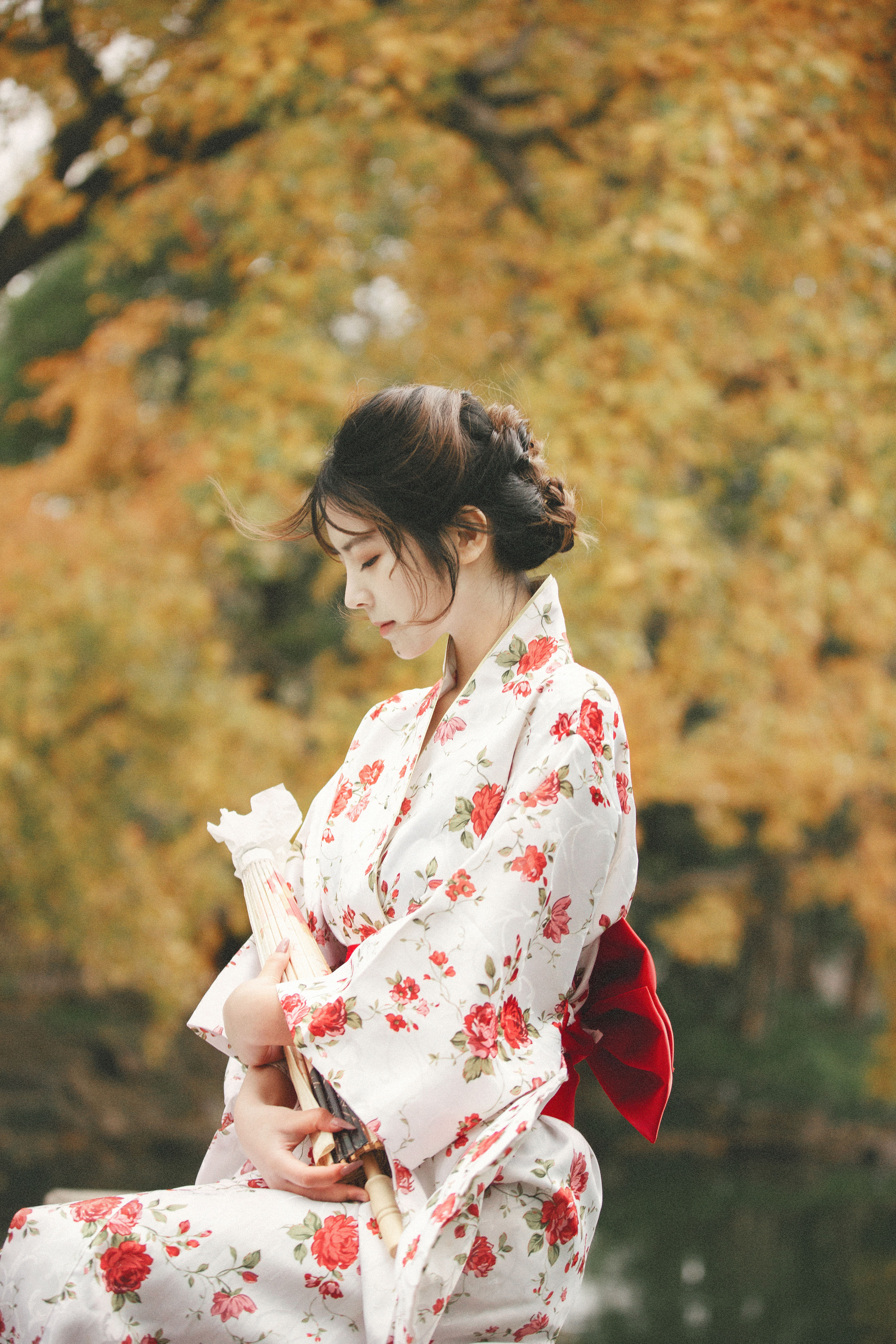 侧脸杀丨和服写真