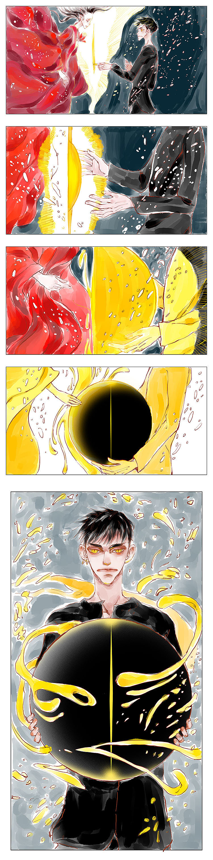 《天目火》-第一话 镜中花，水中华，天目火（图ZMTUwNTc2NjQw） - 中/长篇漫画 - 站酷设计师Zhent镇原创素材 - 站酷ZCOOL
