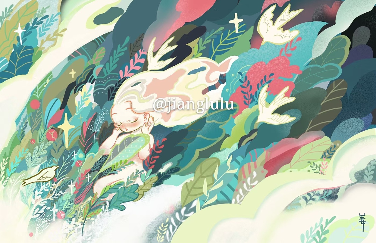 插画|平面|图案|禄禄禄 - 临摹作品 - 站酷 (zcool)