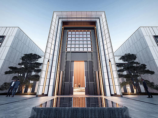 大门 （Enscape实时渲染作品）（个人主页-ZNTE1MTg0MzI=） - 建筑/空间 - 站酷设计师TINOVO原创素材 - 站酷ZCOOL